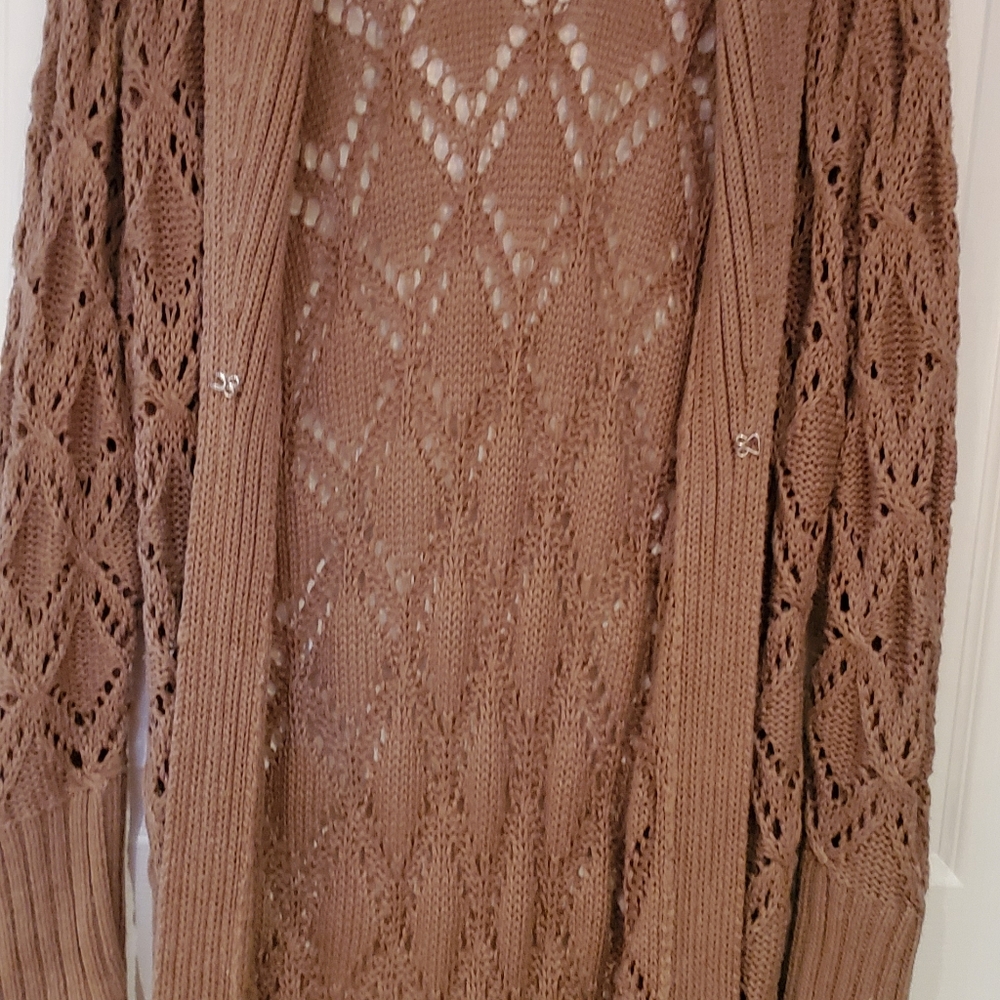 Knitted sweater ankle length